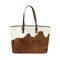 Natural   Fashion Classic Cowhide Tote  1-Piece  15"